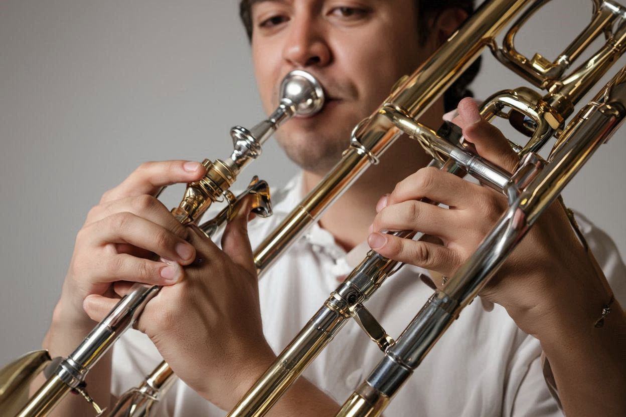 Hold the Bass Trombone Correctly
