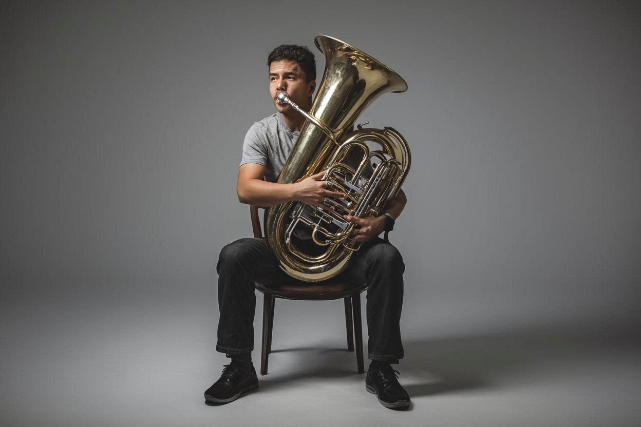 Hold the Tuba Correctly