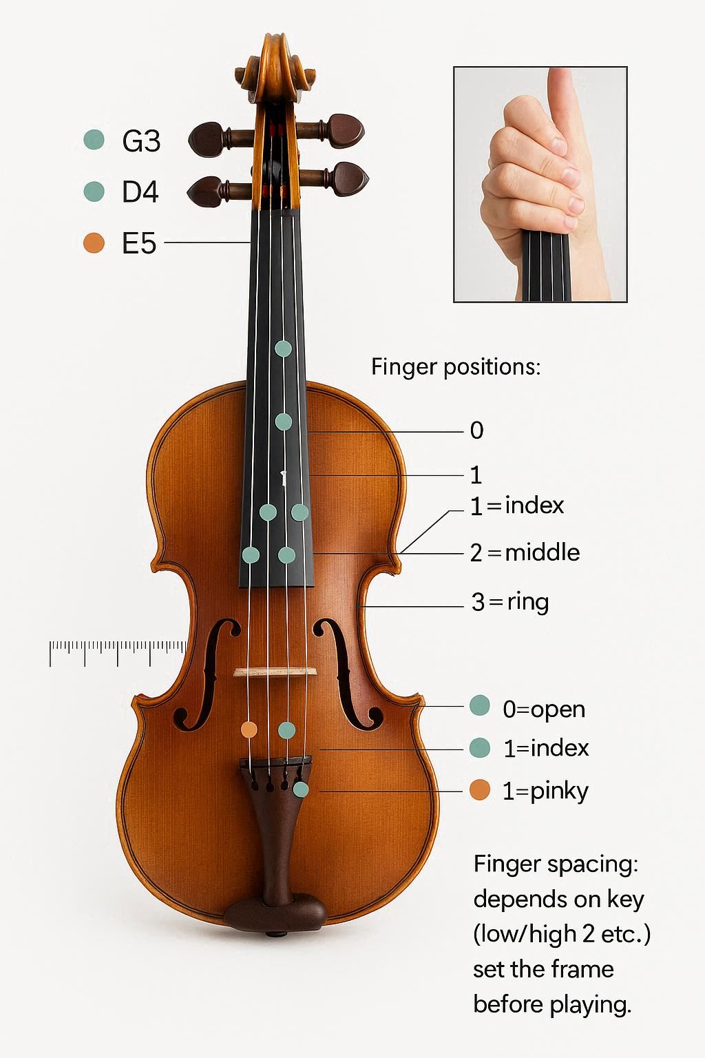 Violin anatomy