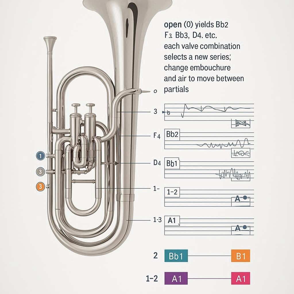 Baritone harmonic series