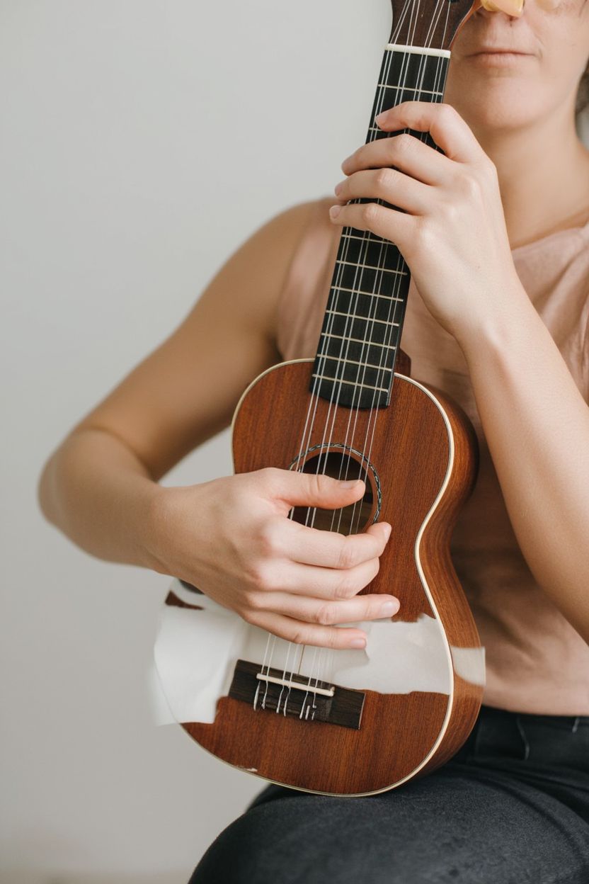 Hold the Ukulele Correctly